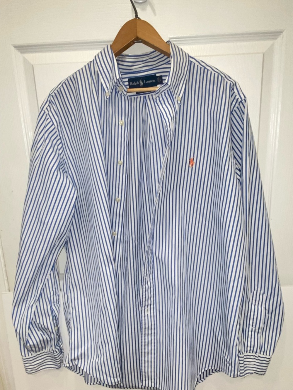 Ralph Lauren men’s Classic fit crisp cotton shirt excellent condition L